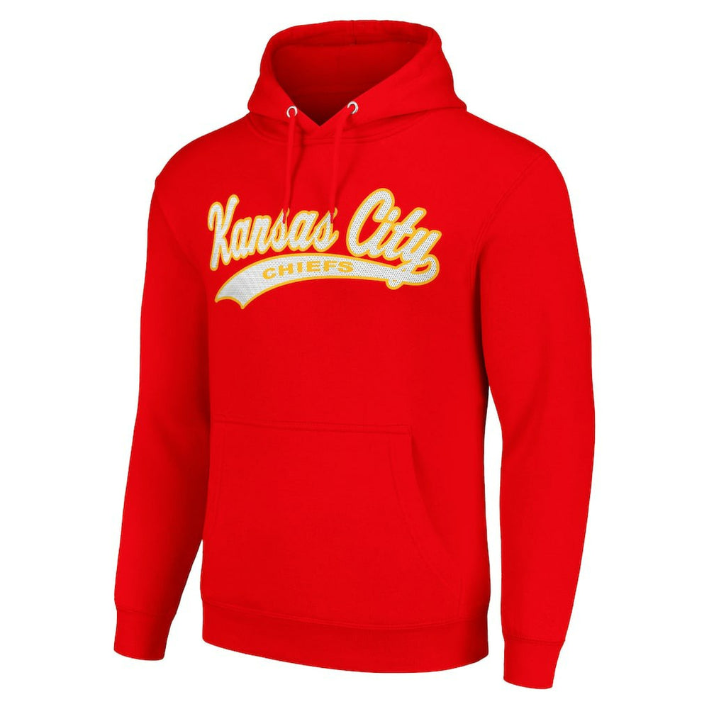 Kansas City Chiefs Starter Unisex Tailsweep Pullover Hoodie - Red online