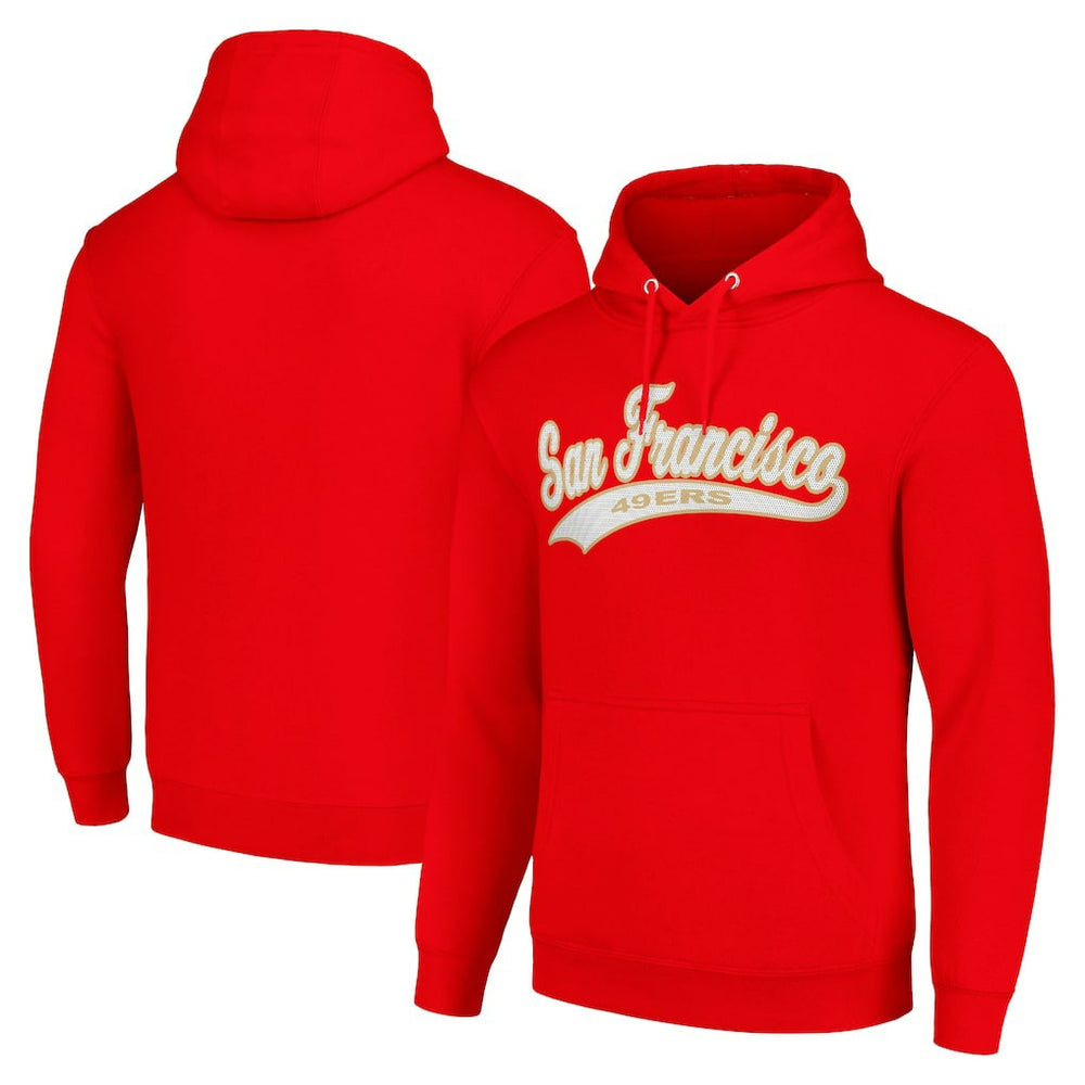 San Francisco 49ers Starter Unisex Tailsweep Pullover Hoodie - Scarlet online