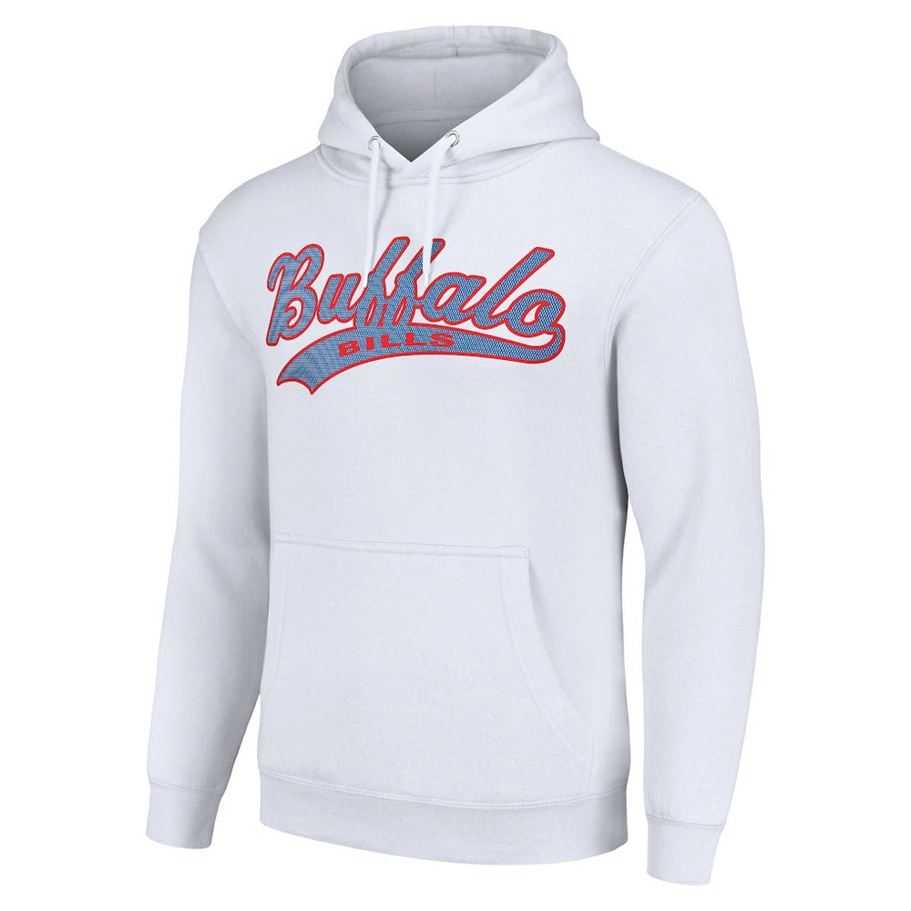 Buffalo Bills Starter Unisex Tailsweep Pullover Hoodie - White outlet