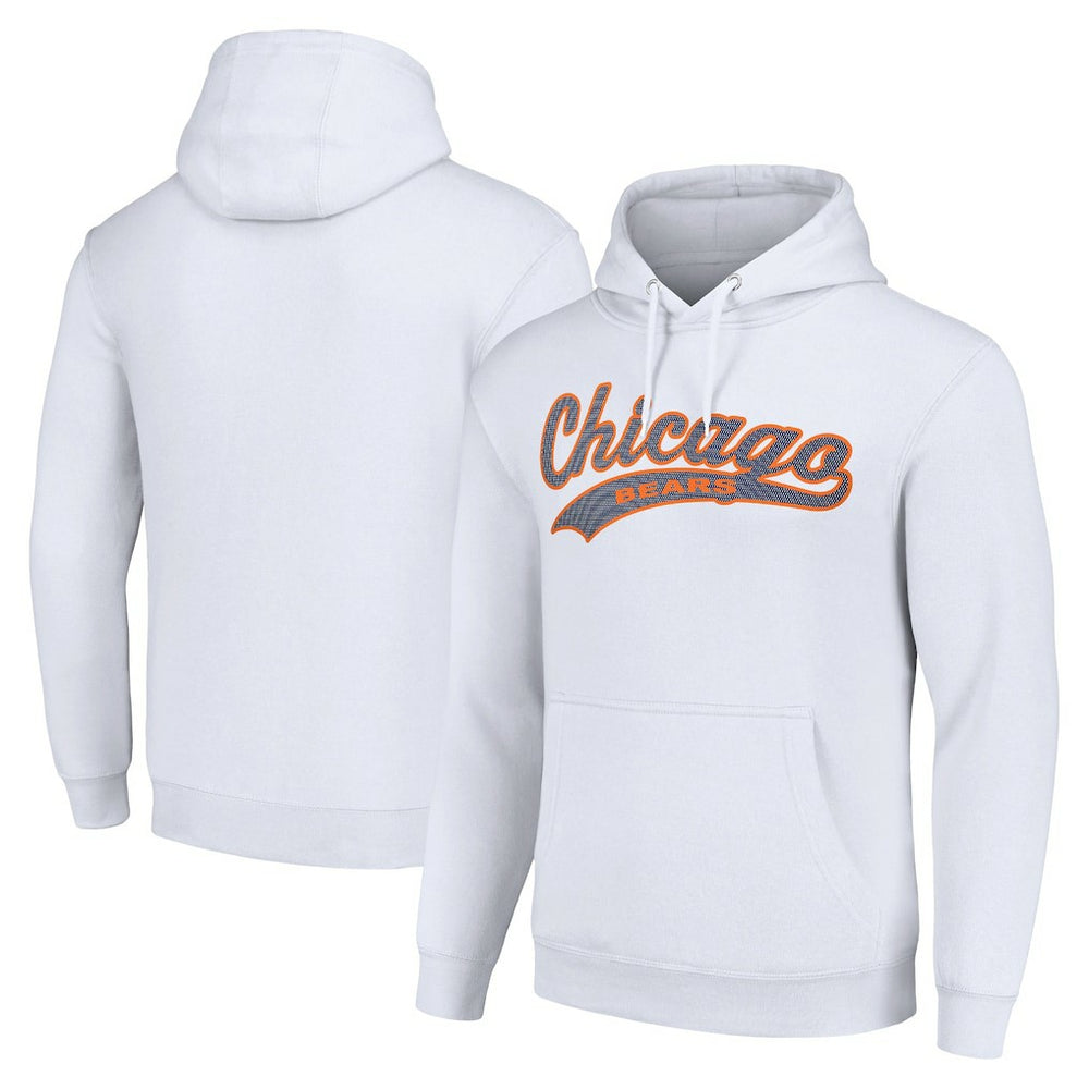 Chicago Bears Starter Unisex Tailsweep Pullover Hoodie - White outlet