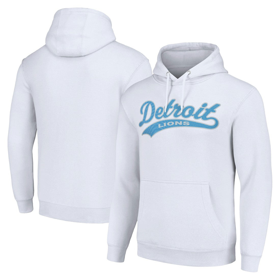 Detroit Lions Starter Unisex Tailsweep Pullover Hoodie - White discount