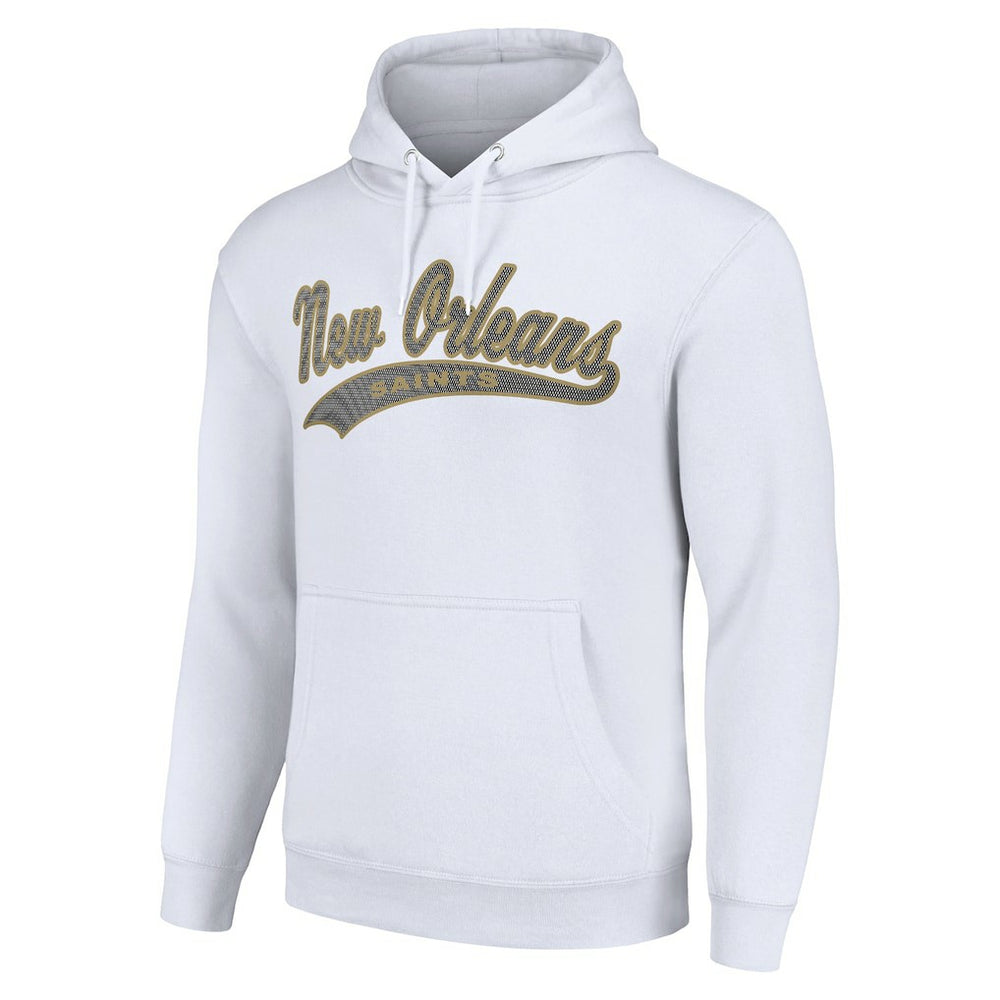 New Orleans Saints Starter Unisex Tailsweep Pullover Hoodie - White on sale