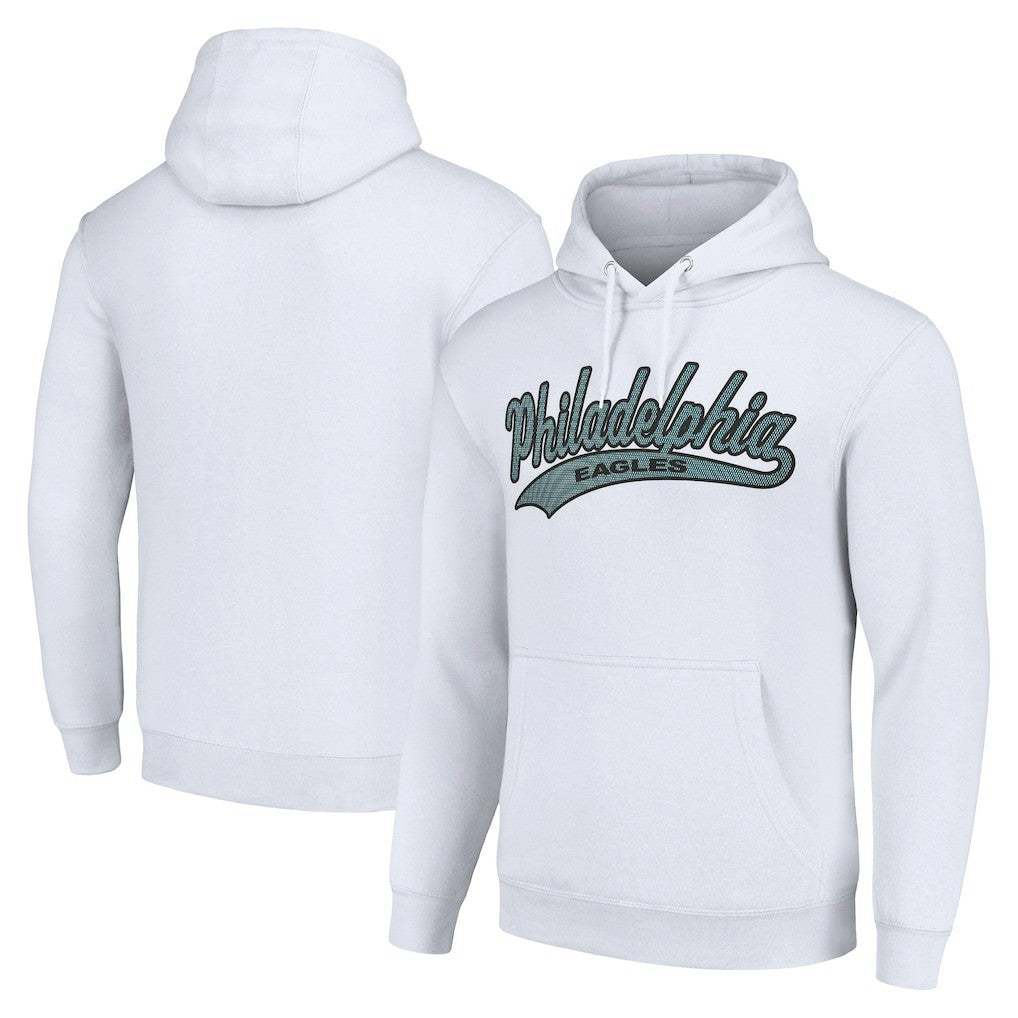 Philadelphia Eagles Starter Unisex Tailsweep Pullover Hoodie - White outlet