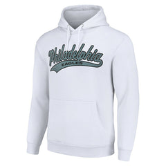 Philadelphia Eagles Starter Unisex Tailsweep Pullover Hoodie - White outlet