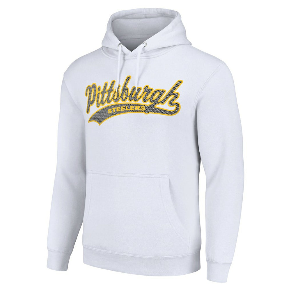 Pittsburgh Steelers Starter Unisex Tailsweep Pullover Hoodie - White outlet