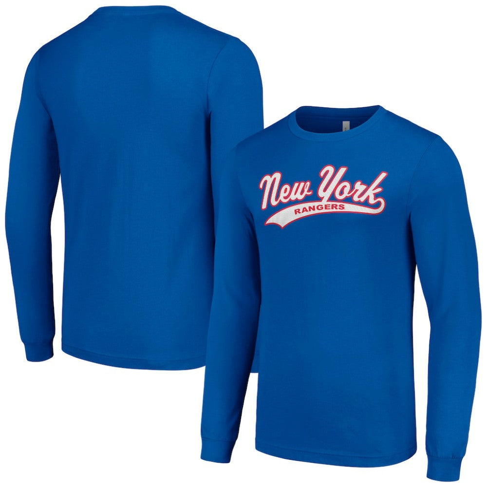 New York Rangers Starter Tailsweep T-Shirt Blue