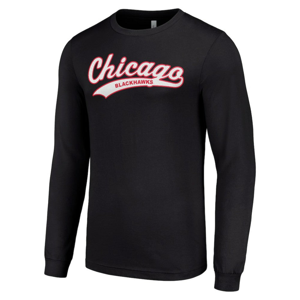 Chicago Blackhawks Starter Tailsweep T-Shirt Black