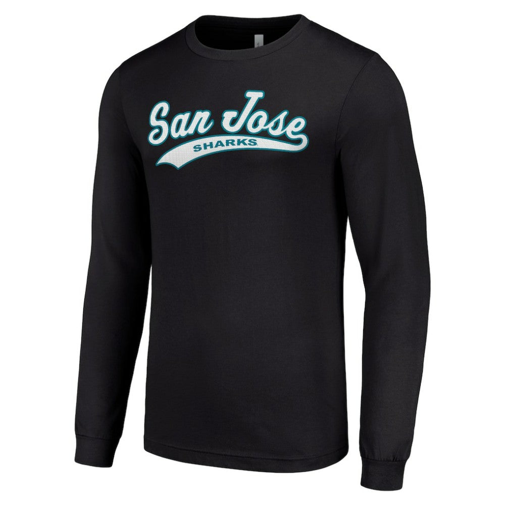 San Jose Sharks Starter Tailsweep T-Shirt Black