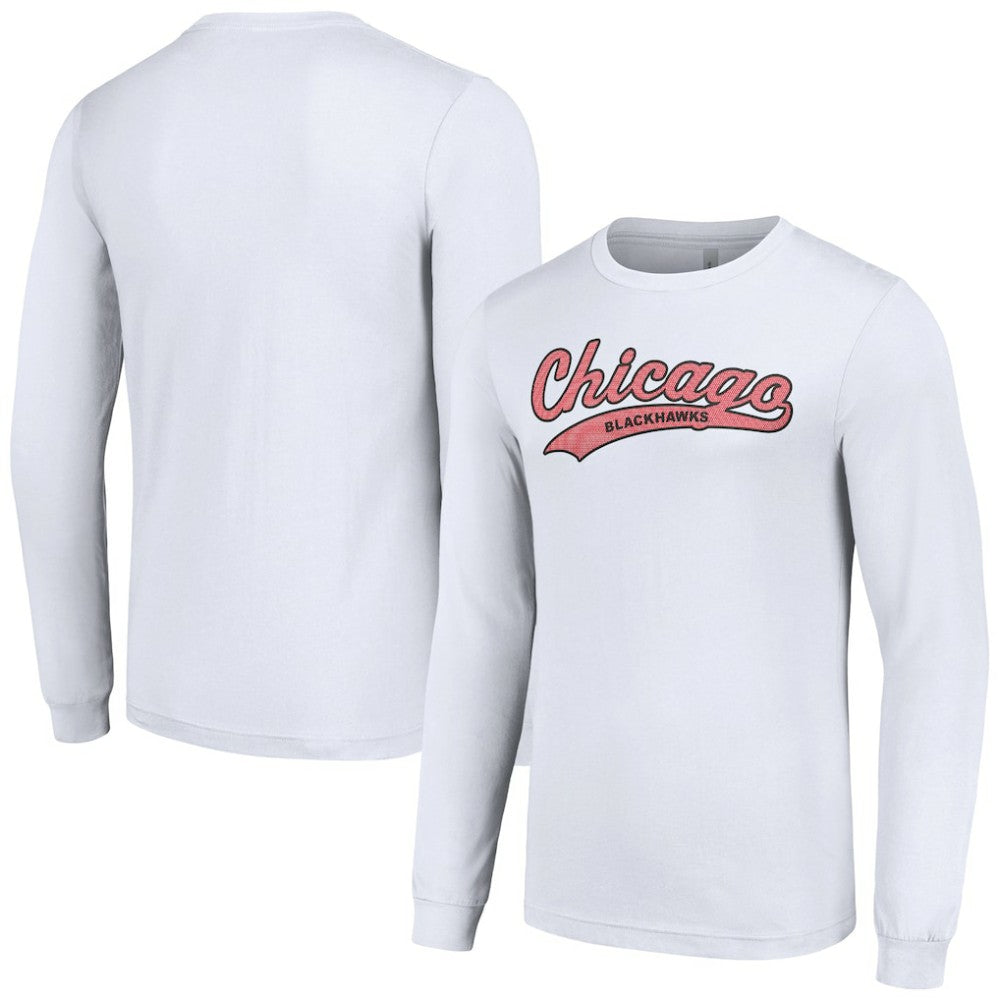 Chicago Blackhawks Starter Tailsweep T-Shirt White