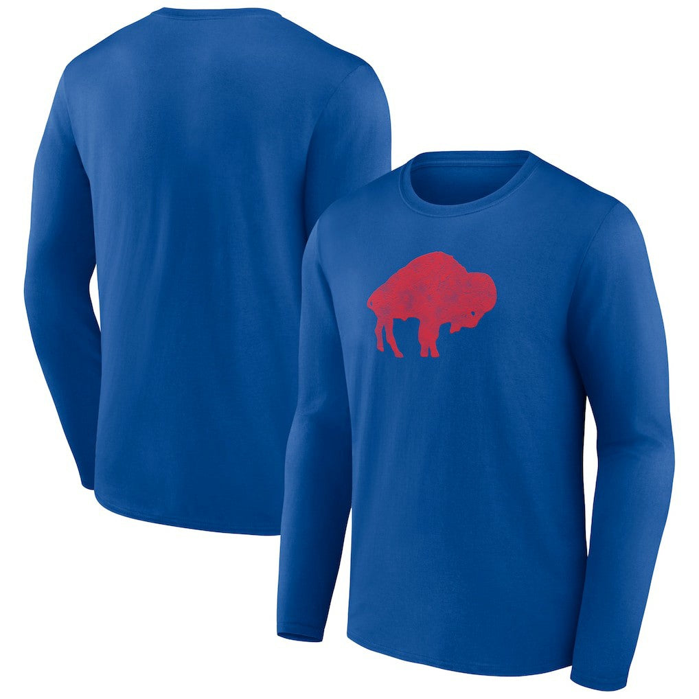 Buffalo Bills Throwback Long Sleeve T-Shirt - Royal sale