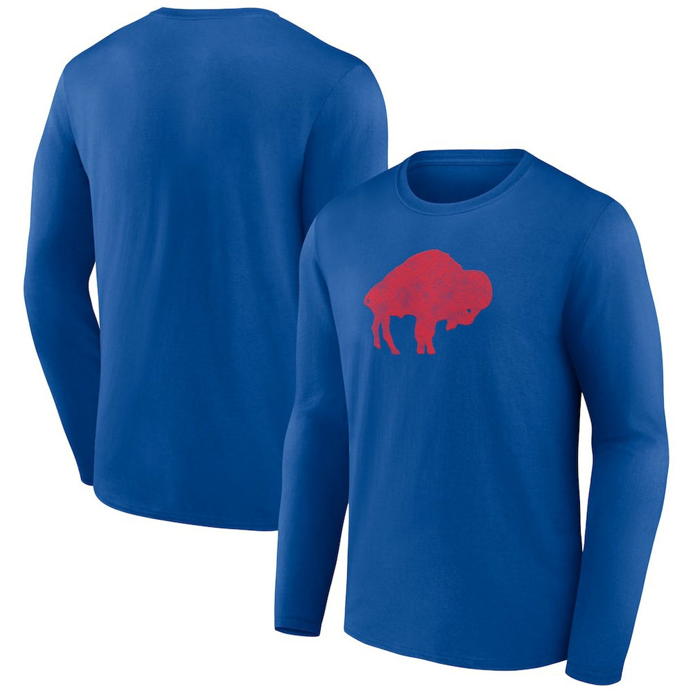 Buffalo Bills Throwback Long Sleeve T-Shirt - Royal sale