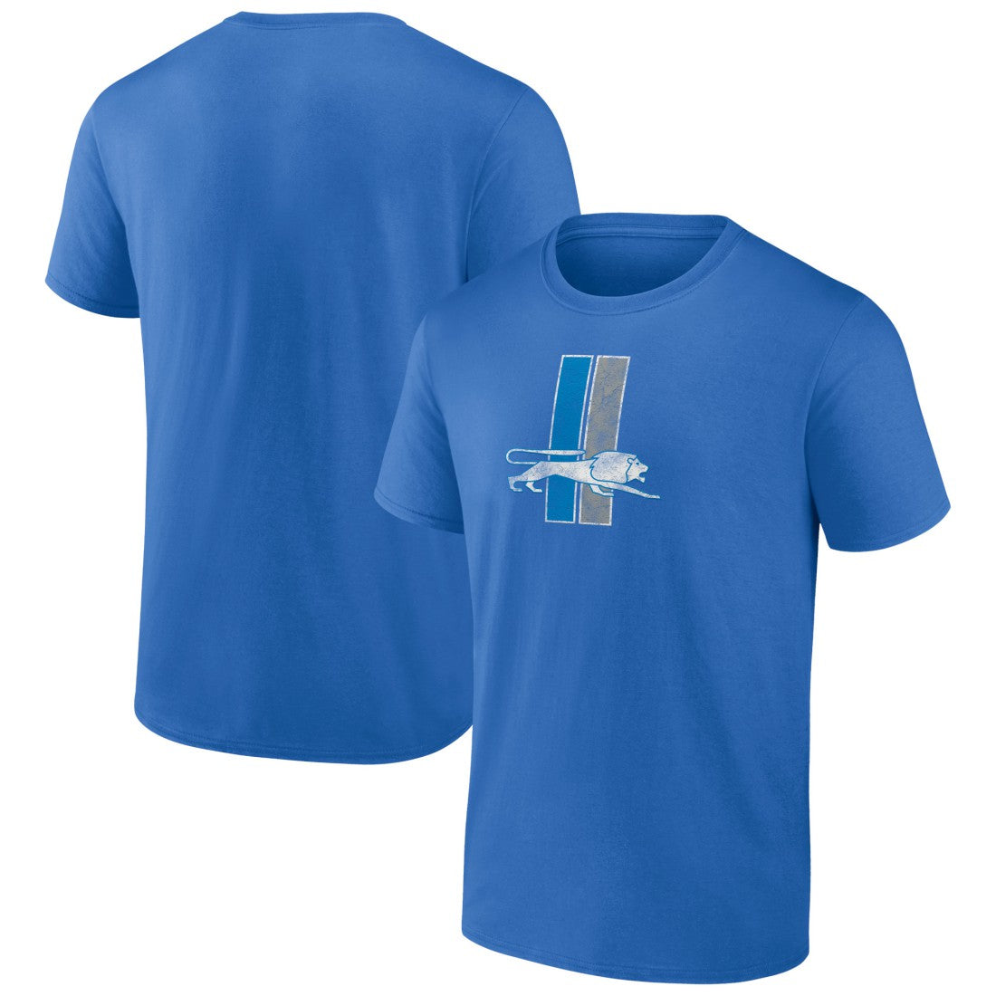 Detroit Lions Throwback T-Shirt - Blue on sale