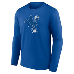 Indianapolis Colts Throwback Long Sleeve T-Shirt - Royal discount
