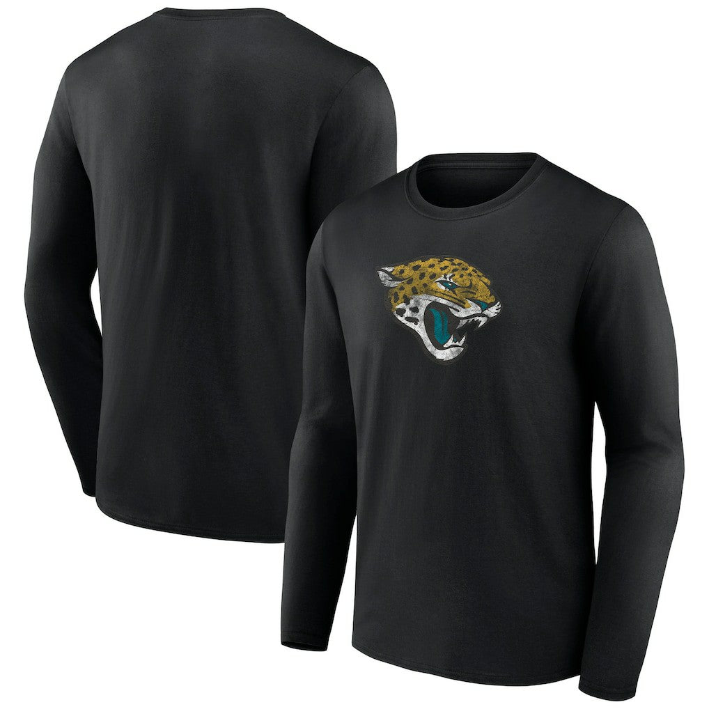 Jacksonville Jaguars Throwback Long Sleeve T-Shirt - Black sale