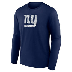New York Giants Throwback Long Sleeve T-Shirt - Navy for sale
