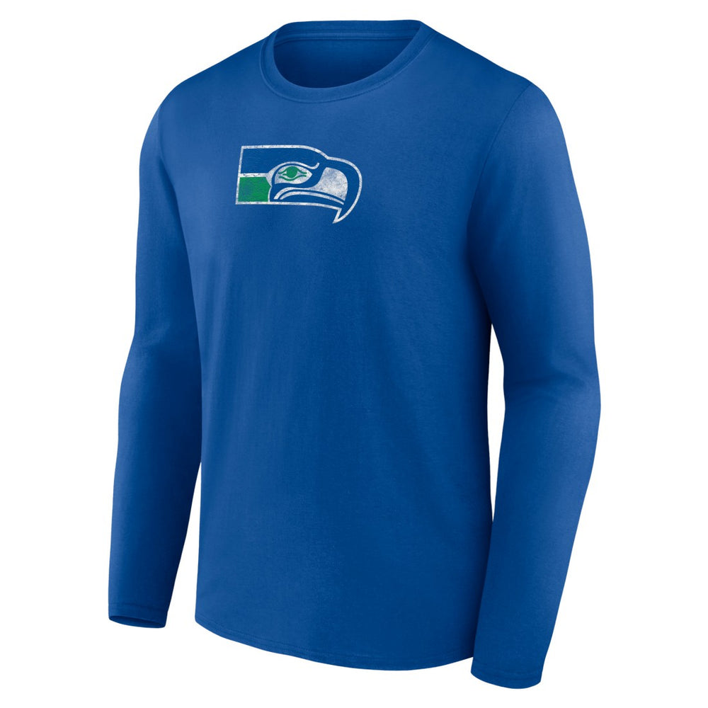 Seattle Seahawks Throwback Long Sleeve T-Shirt - Royal online