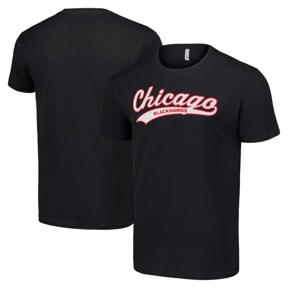 Chicago Blackhawks Starter Tailsweep T-Shirt Black