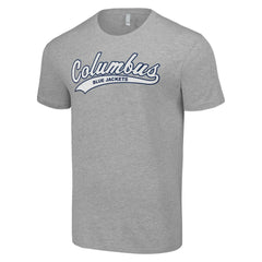 Columbus Blue Jackets Starter Tailsweep T-Shirt Heather Gray