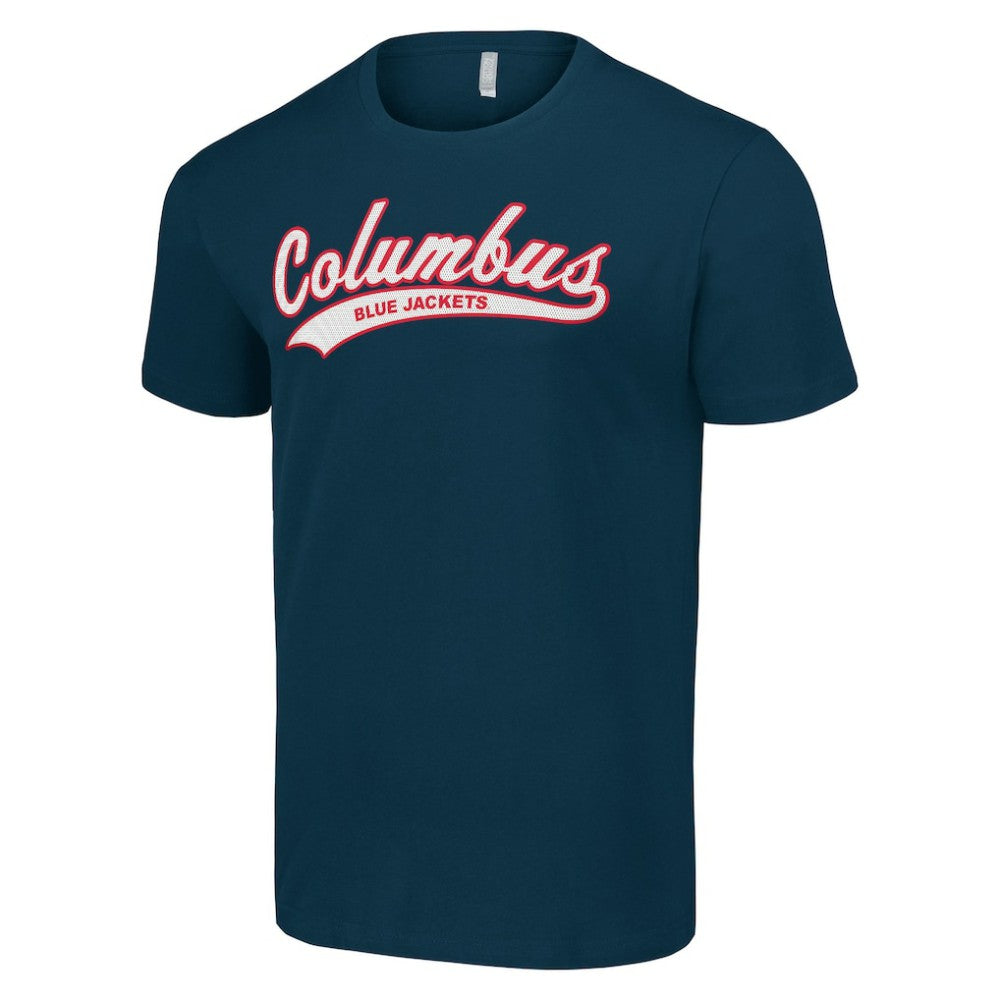 Columbus Blue Jackets Starter Tailsweep T-Shirt Navy