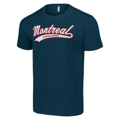 Montreal Canadiens Starter Tailsweep T-Shirt Navy