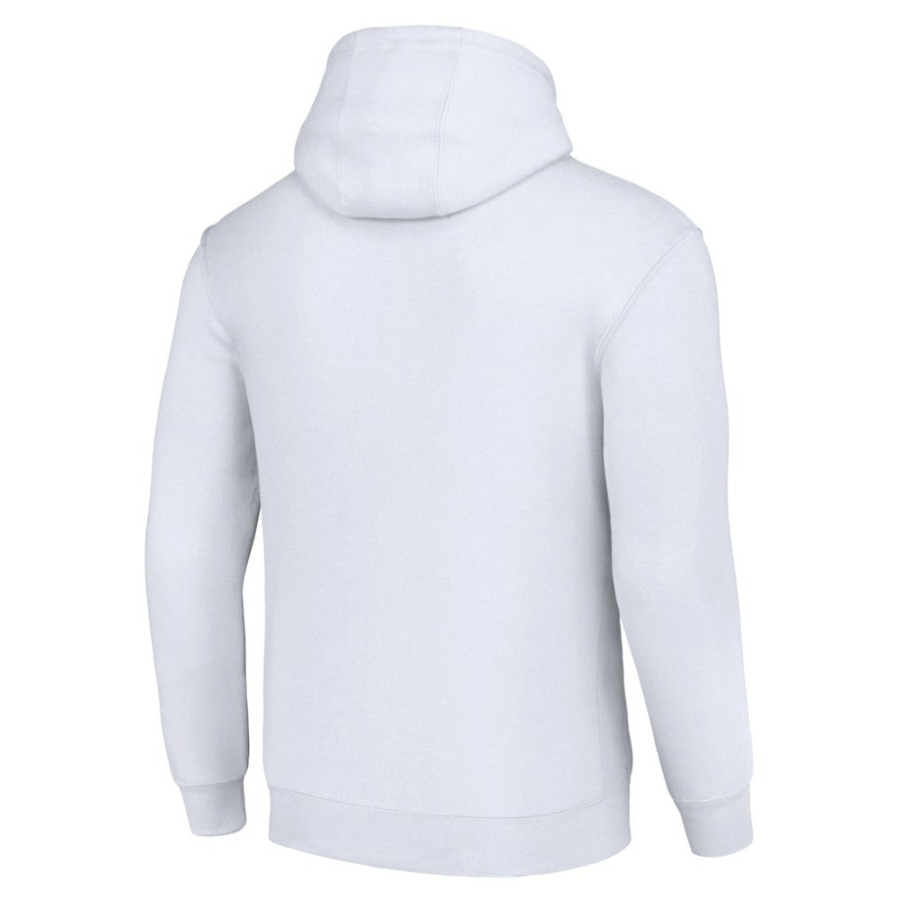 Columbus Blue Jackets Starter Tailsweep Fleece Tri-Blend Pullover Hoodie White