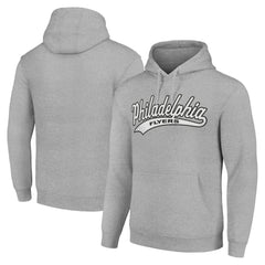 Philadelphia Flyers Starter Tailsweep Fleece Tri-Blend Pullover Hoodie Heather Gray