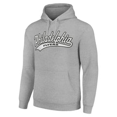 Philadelphia Flyers Starter Tailsweep Fleece Tri-Blend Pullover Hoodie Heather Gray
