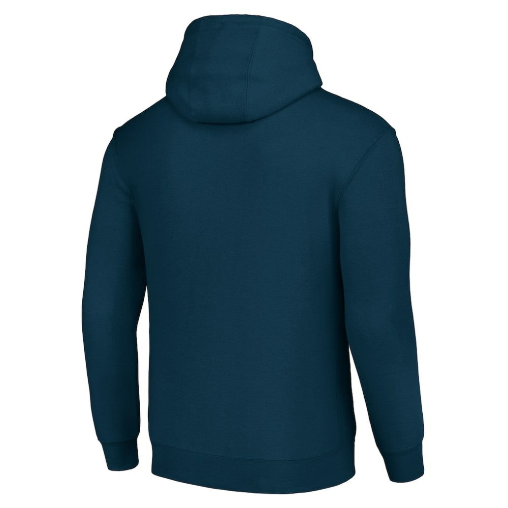 Toronto Maple Leafs Starter Tailsweep Fleece Tri-Blend Pullover Hoodie Navy