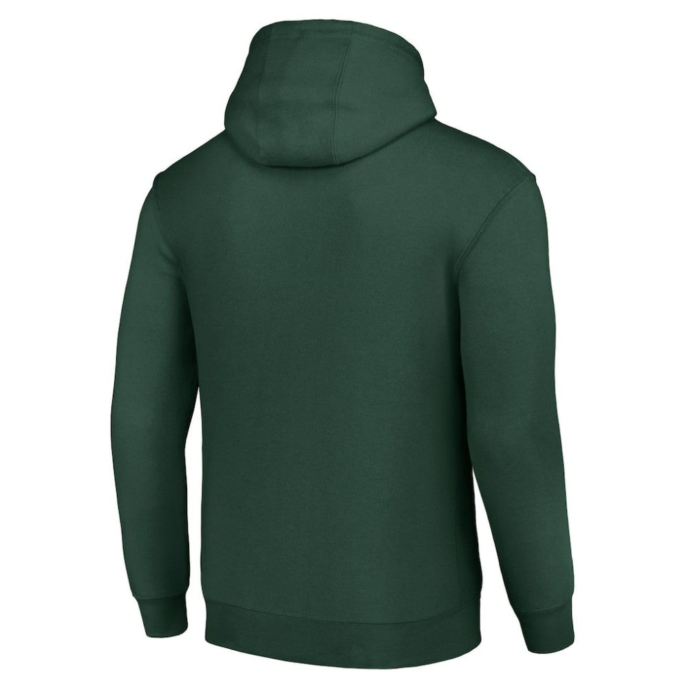 Dallas Stars Starter Tailsweep Fleece Tri-Blend Pullover Hoodie Green