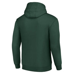 Minnesota Wild Starter Tailsweep Fleece Tri-Blend Pullover Hoodie Green
