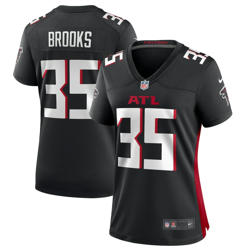 Natrone Brooks Atlanta Falcons Women's Team Game Jersey - Black | Nike for sale