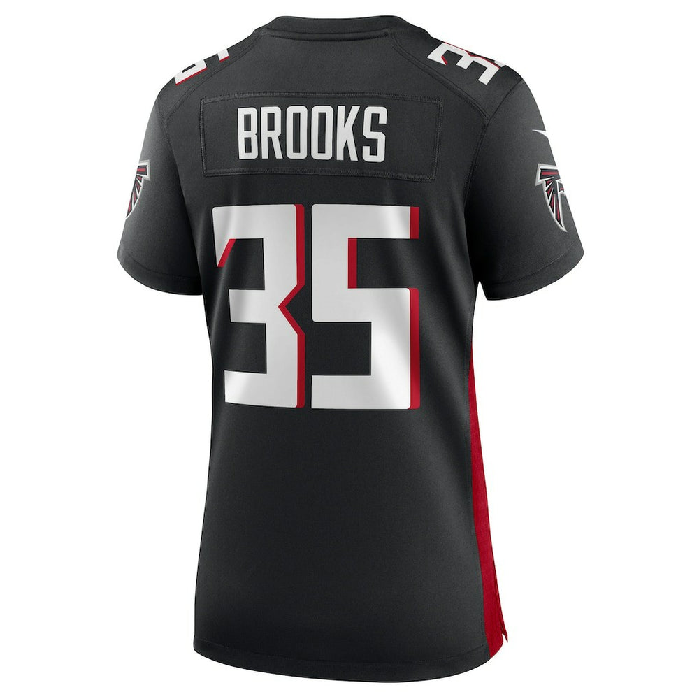 Natrone Brooks Atlanta Falcons Women's Team Game Jersey - Black | Nike for sale