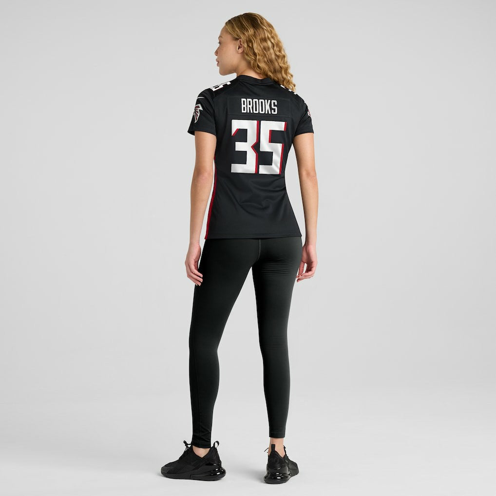 Natrone Brooks Atlanta Falcons Women's Team Game Jersey - Black | Nike for sale