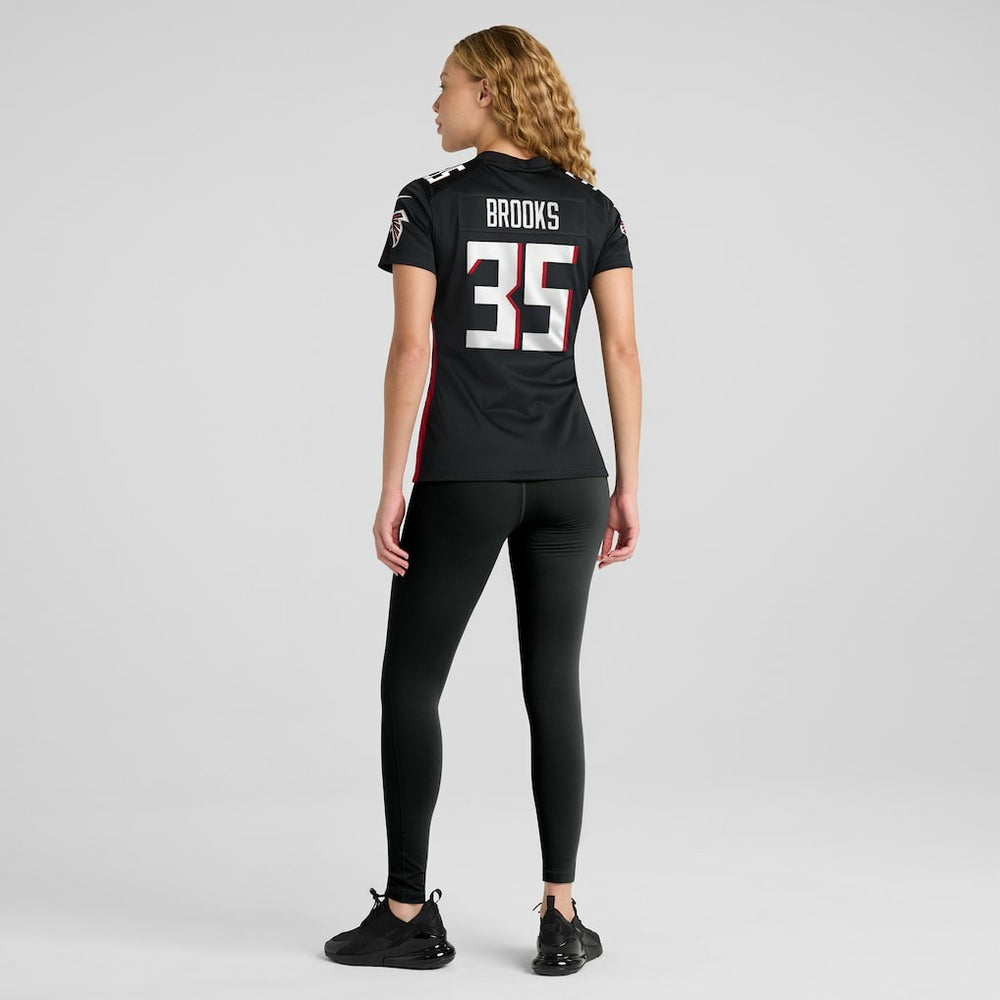 Natrone Brooks Atlanta Falcons Women's Team Game Jersey - Black | Nike for sale