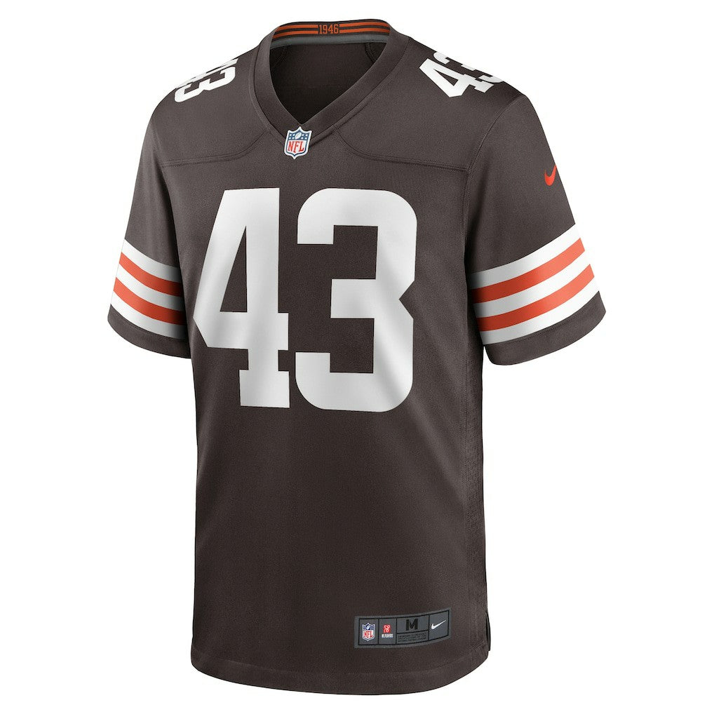 Mohamoud Diabate Cleveland Browns Team Game Jersey - Brown | Nike outlet