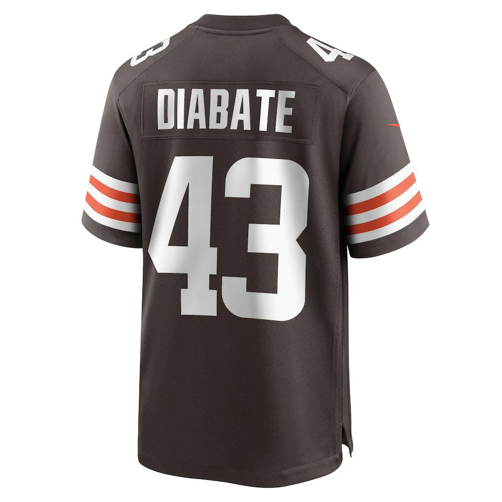 Mohamoud Diabate Cleveland Browns Team Game Jersey - Brown | Nike outlet