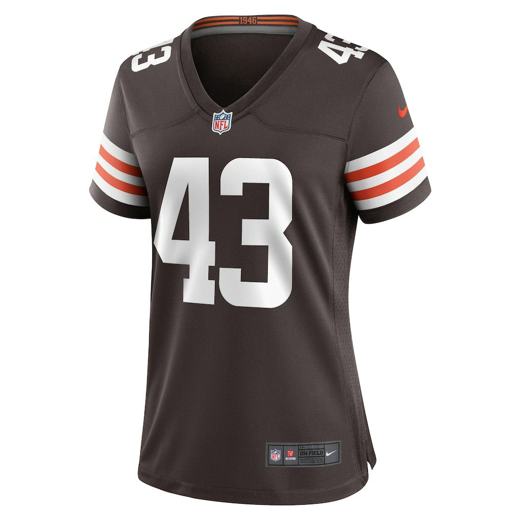 Mohamoud Diabate Cleveland Browns Women's Team Game Jersey - Brown | Nike outlet
