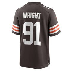 Alex Wright Cleveland Browns Team Game Jersey - Brown | Nike on sale