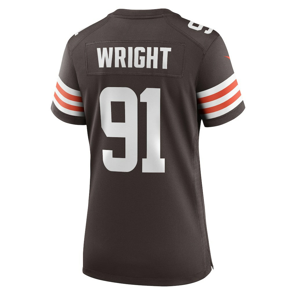 Alex Wright Cleveland Browns Women's Team Game Jersey - Brown | Nike on sale