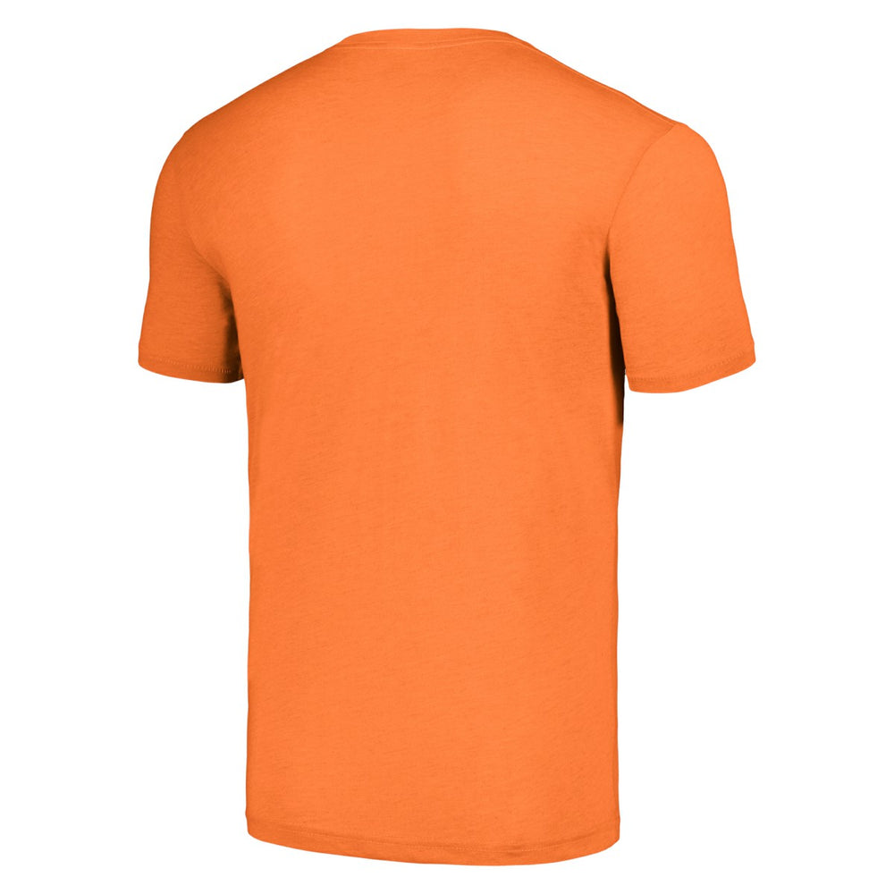 Devin Booker Phoenix Suns Homage Unisex SkyBox Player Tri-Blend T-Shirt - Orange sale