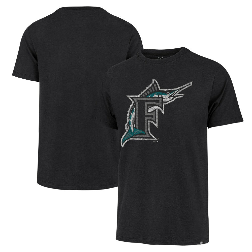 Miami Marlins Premier Franklin T-Shirt - Black | 47 brand