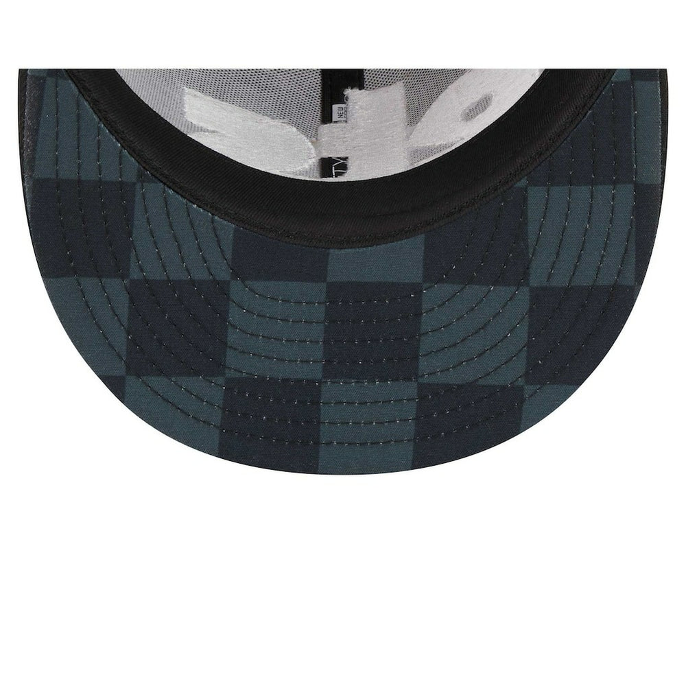 Brooklyn Nets Checkerboard UV 59FIFTY Fitted Hat - Black | New Era online