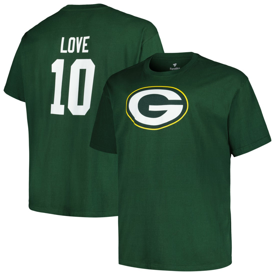 Jordan Love Green Bay Packers Big & Tall Player Name & Number T-Shirt - Green outlet