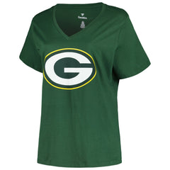 Jordan Love Green Bay Packers Women's Plus Size Name & Number V-Neck T-Shirt - Green sale