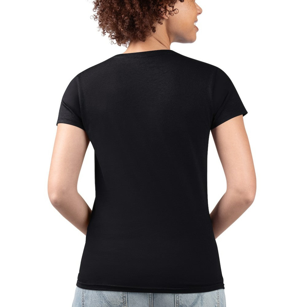 San Francisco Giants G-III 4Her by Carl Banks Women's Super-Slim Fit Lightweight City Graphic V-Neck T-Shirt - Black