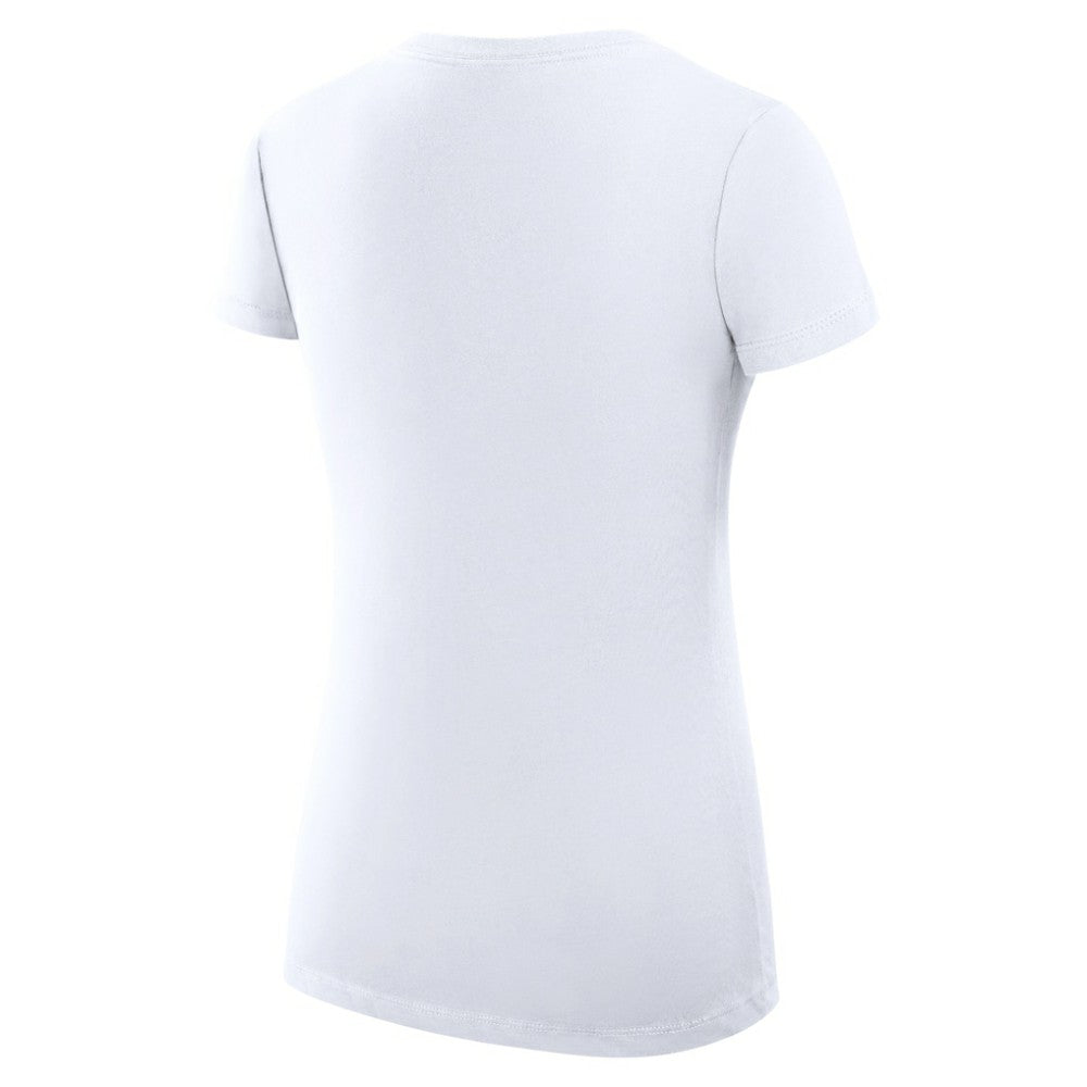 Washington Nationals G-III 4Her by Carl Banks Women's Super-Slim Fit Lightweight City Graphic V-Neck T-Shirt - White