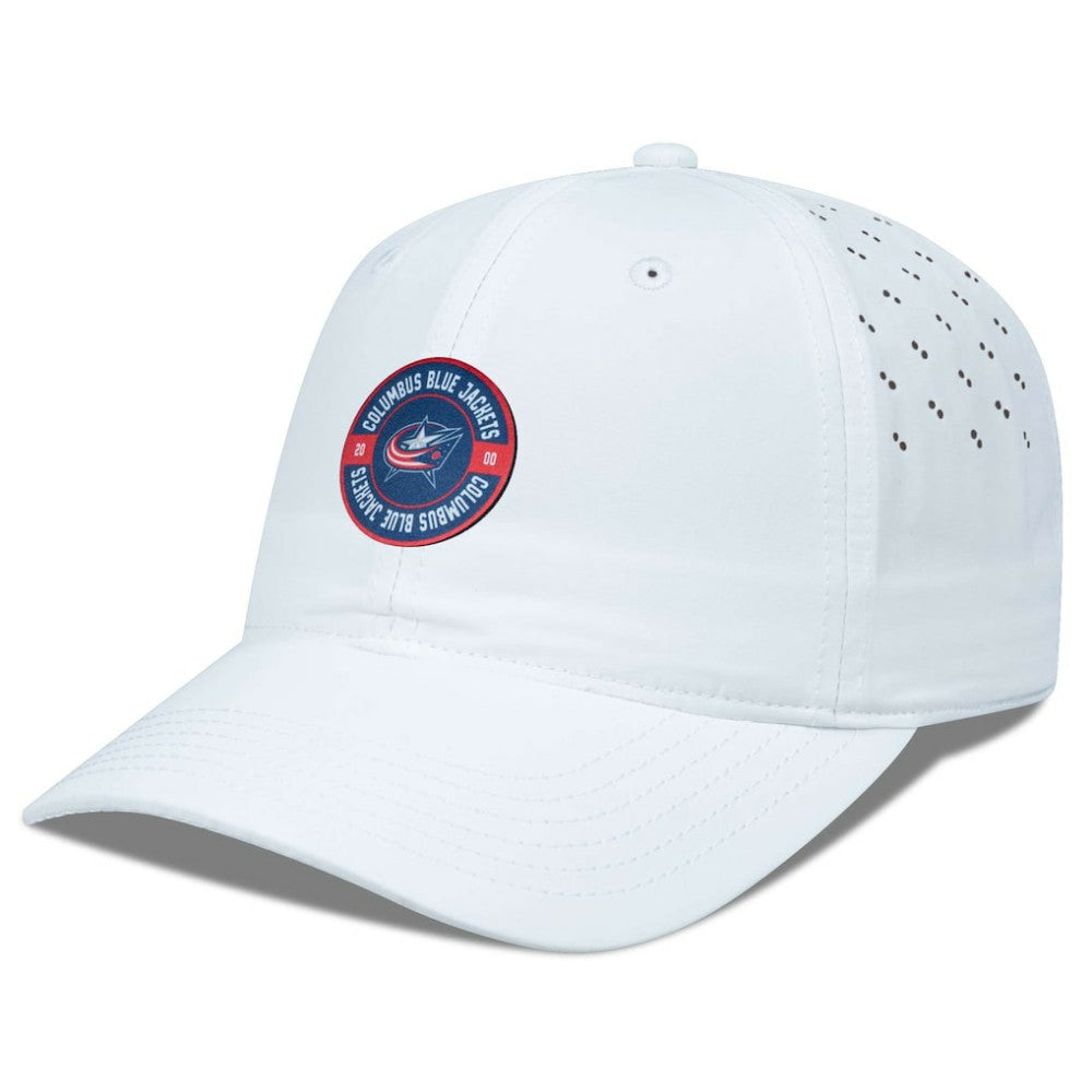 Columbus Blue Jackets Levelwear Women's Haven Adjustable Hat White