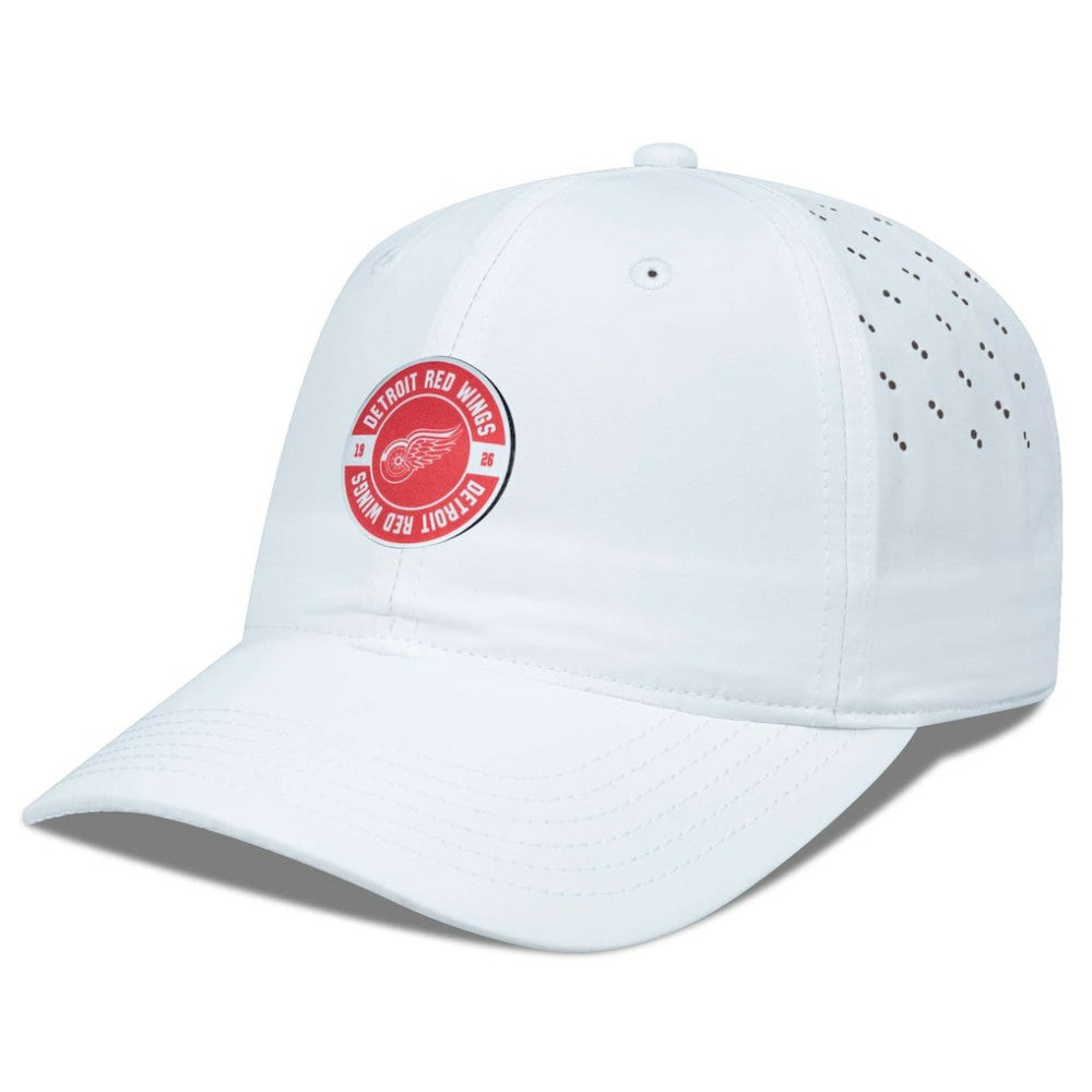 Detroit Red Wings Levelwear Women's Haven Adjustable Hat White