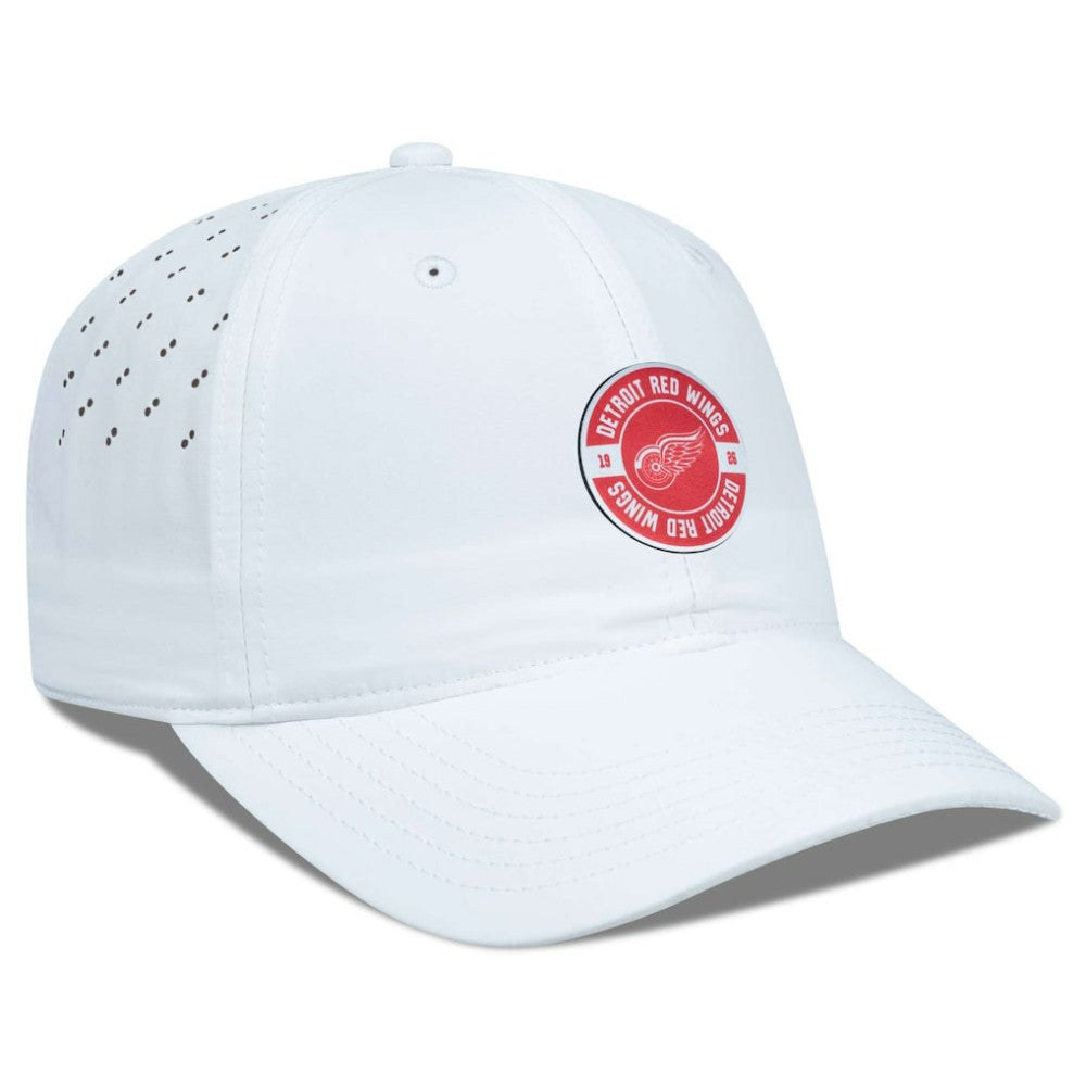 Detroit Red Wings Levelwear Women's Haven Adjustable Hat White