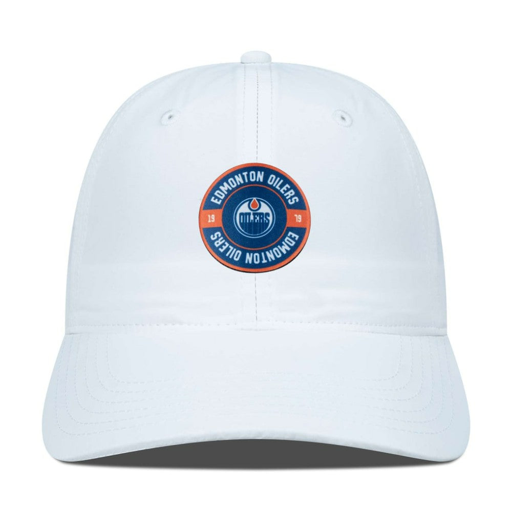 Edmonton Oilers Levelwear Women's Haven Adjustable Hat White